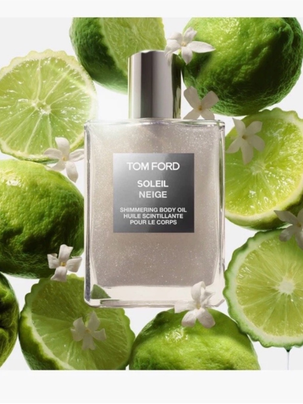 NEW Tom ford SOLEIL NEIGE SHIMMERING BODY OIL fragrance 1.5 oz.